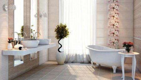 Gạch lát nền phòng tắm: các loại và mẹo để lựa chọn