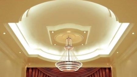 Plasterboard ceilings for the hall: varieties, choice, interesting solutions