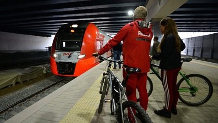 Rules for transporting a bicycle on the train