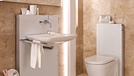 Waschbecken zur Toilette: Sorten und Empfehlungen zur Auswahl