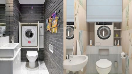 Vaskemaskine på toilettet: placeringsregler og interessante løsninger