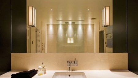 Sconce bilik mandi: jenis, petua untuk memilih