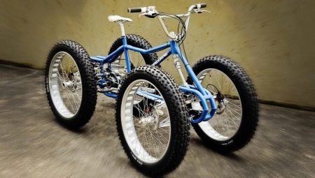Firehjuls sykler: hva er det og hvordan velge den rette?