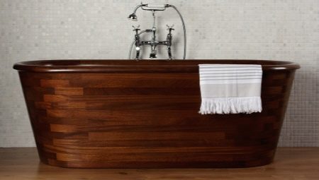 Vasche da bagno in legno: caratteristiche, varietà, scelta, cura