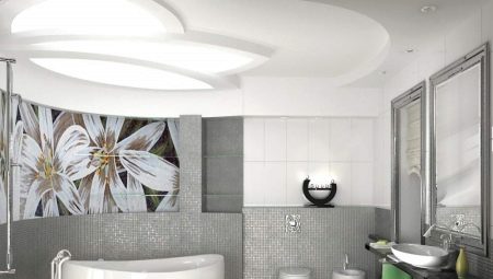 Дизайн на тавана за баня