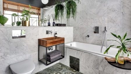 Kombinētās vannas istabas dizains 6 kv. m