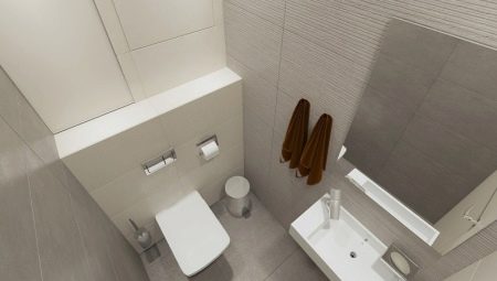 Tualetes dizains 2 kv. m bez vannas istabas: dizaina ieteikumi un interesanti risinājumi