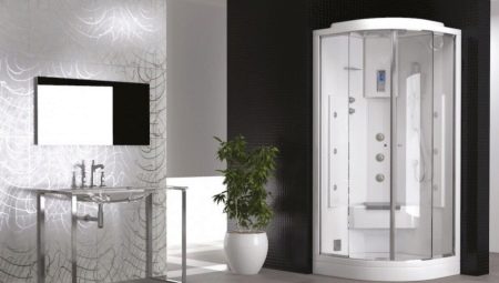Kabin shower dengan hydromassage: varietas, merek, pilihan, penggunaan