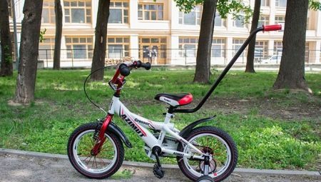 Dječji bicikli na dva kotača s ručkom: pregled proizvođača i kriteriji odabira