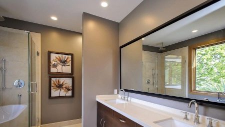 Πώς να επιλέξετε έναν μεγάλο καθρέφτη μπάνιου;
