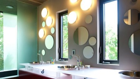 Espejo de baño redondo: variedades y opciones.