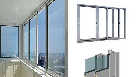 Balkonu stiklojums ar alumīnija profilu