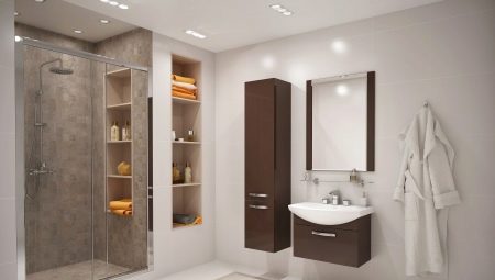 Bathroom cabinets without mirror