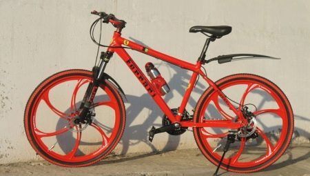 Sepeda roda paduan: pro dan kontra, pilihan