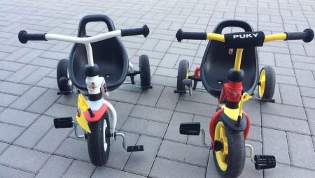Puky-fietsen: opstelling en selectiefuncties