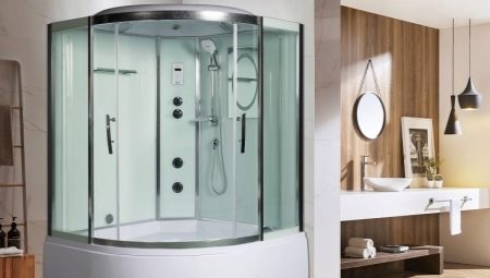 Cabines de dutxa amb safata profunda: tipus, mides i regles de selecció