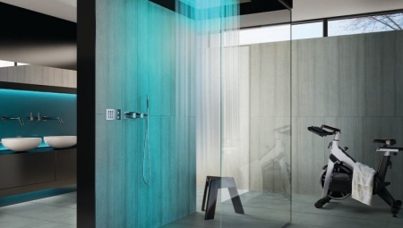 Sprchové kouty: uspořádání a dekorace, zajímavé nápady