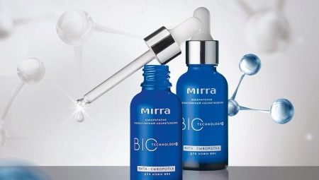 Mirra kosmetikk: sammensetning og funksjoner til produkter