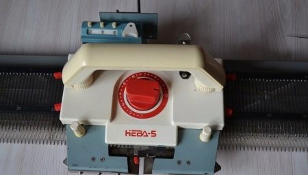 Strickmaschine Neva-5: Beschreibung, Bedienungsanleitung