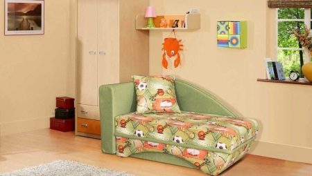 Sofa sofa kanak-kanak: ciri, reka bentuk dan pilihan