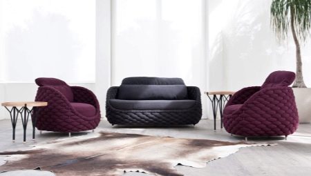 Sofa med lenestoler: typer og utvalg av et sett