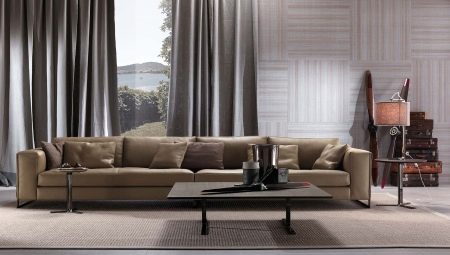 Sofa Italia: jenis dan merek paling populer