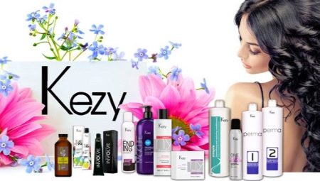 Hiuskosmetiikka Kezy: valikoiman koostumus ja kuvaus