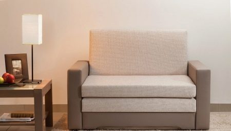 Sofa tunggal: fitur dan aturan pemilihan