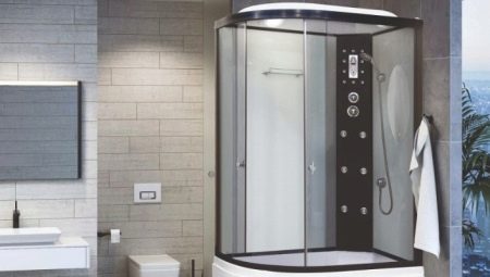 Características de una cabina de ducha de 120x80 cm y una descripción general de los modelos populares