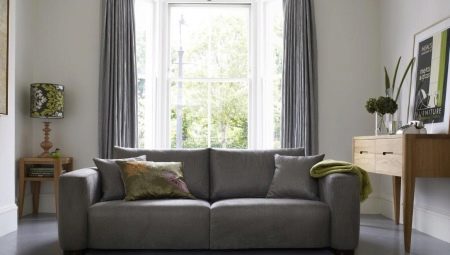 Halvdoble sofaer: valgfrie størrelser og funksjoner