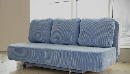 Πτυσσόμενοι καναπέδες χωρίς υποβραχιόνια: τύποι, μεγέθη και επιλογή