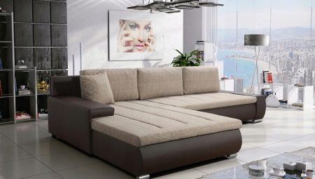 Folding double corner sofas: features, types and choice