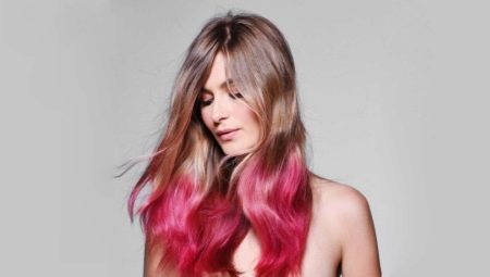 Tipy na ružové vlasy na svetlohnedých vlasoch: pre koho sú určené a ako to urobiť?