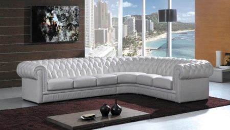 Mga modernong sulok na sofa: mga uri at pagpipilian