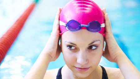 Cappelli da donna per la piscina: descrizione, tipi, regole di selezione