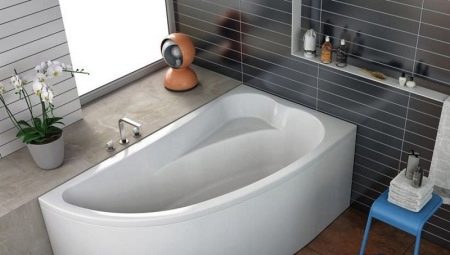 Elegir una bañera de esquina de 160 cm de largo
