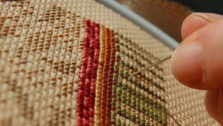 Tapestry canvas: mga uri at tampok na pinili