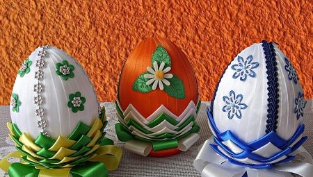 Bagaimana cara membuat telur Paskah menggunakan teknik kanzashi?