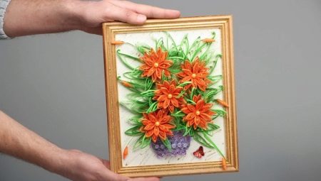 Quilling paintings