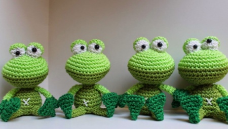 Amigurumi žaba: uzorak i opis pletenja