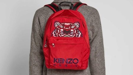 Mga backpack na may tatak ng Kenzo