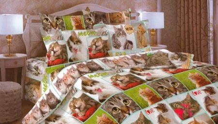 Pregled posteljine s mačkama