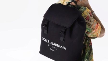 Mga tampok ng Dolce & Gabbana backpacks