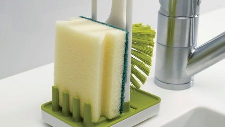 Dishwashing sponge holders