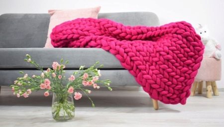 Grandes couvertures en tricot