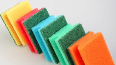 Why are dishwashing sponges different colors?