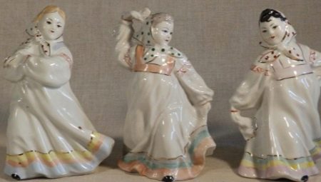 Figurines en porcelaine de la période soviétique