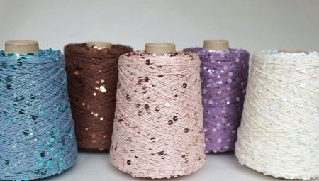 Quel est le type de fil à paillettes et que peut-on en tricoter ?