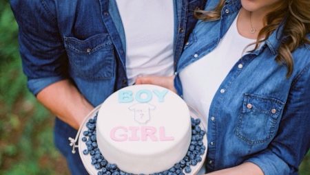 Descrição de bolos para uma festa de gênero