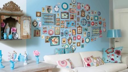 Hvor enkelt og raskt kan du dekorere en vegg i et rom med egne hender?